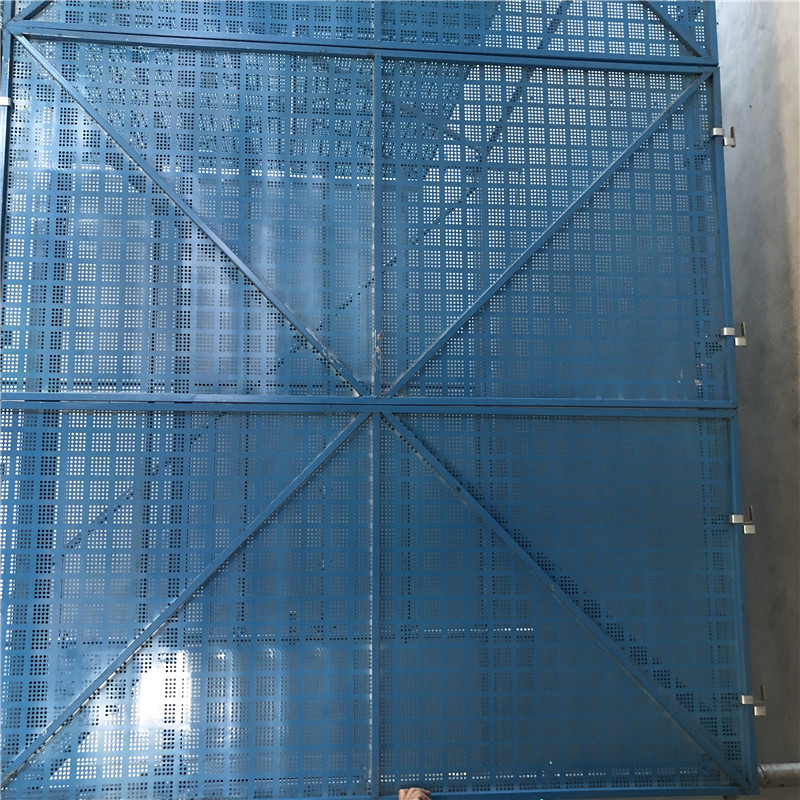 安平脚手架爬架网-规格颜色可定制-钢板网