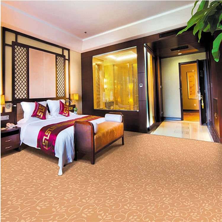 低价出售开绒提花地毯宾馆酒店家居卧室走廊过道簇绒丙纶地毯