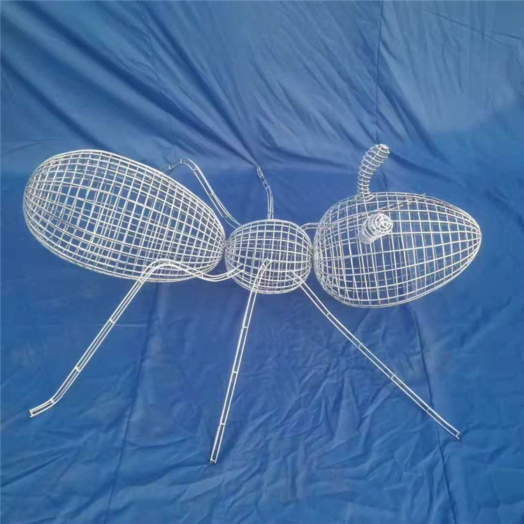 不锈钢蚂蚁雕塑 镂空雕塑蚂蚁 制作厂家