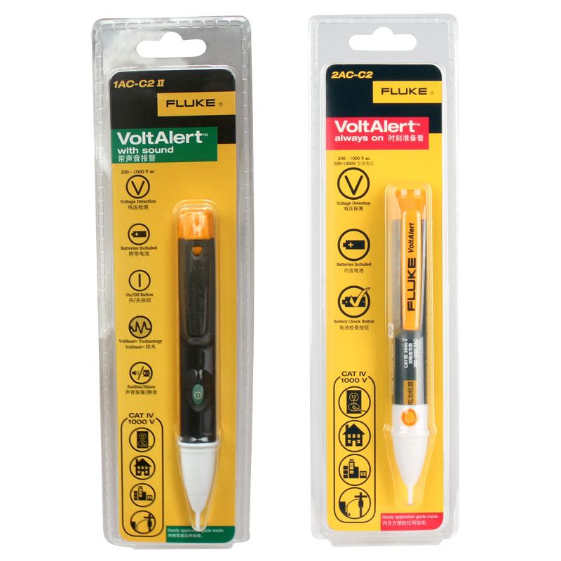福禄克测电笔1AC非接触式验电笔2AC-C2感应电笔FLUKE多功能电笔