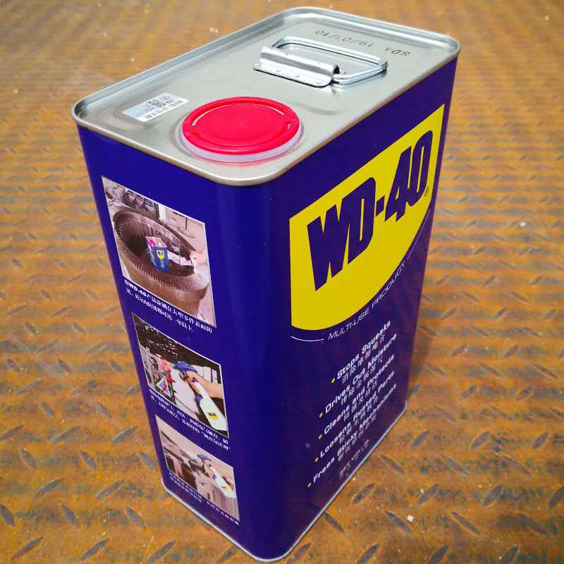 WD-40防锈润滑剂螺丝松动剂 除锈剂桶装门锁窗防锈除锈20L/4L