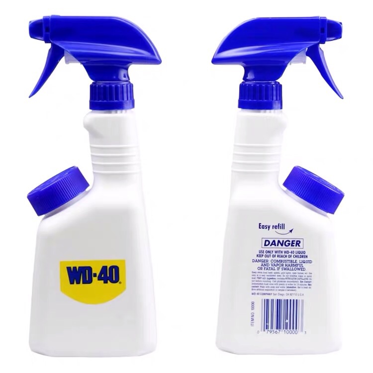 美国WD-40 喷壶防锈润滑剂**喷雾空壶 除湿解锈油 WD40塑料油瓶