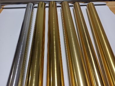 烫PTU、PU、PVC用拉丝纹电化铝烫金膜烫金纸