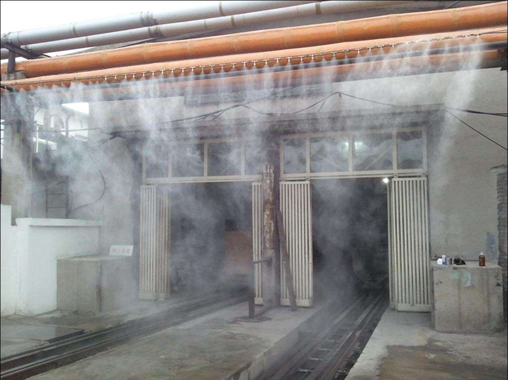 普洱煤料厂除尘喷雾上门设计-砂石厂降尘喷淋