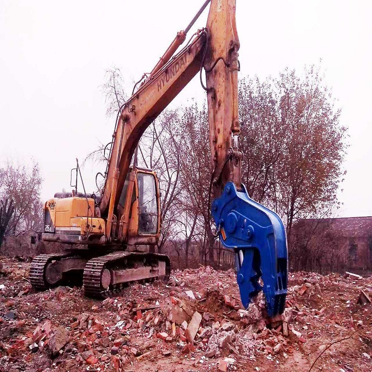 挖掘機混凝土破拆鉗-智造大觀-225挖機粉碎鉗
