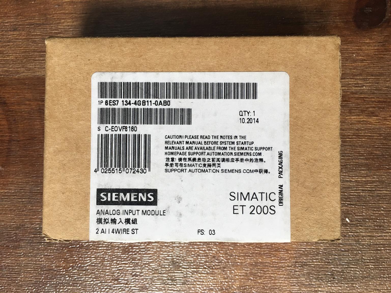 西门子SM1231热电偶模块6ES7231-5QD32-0XB0-型号齐全
