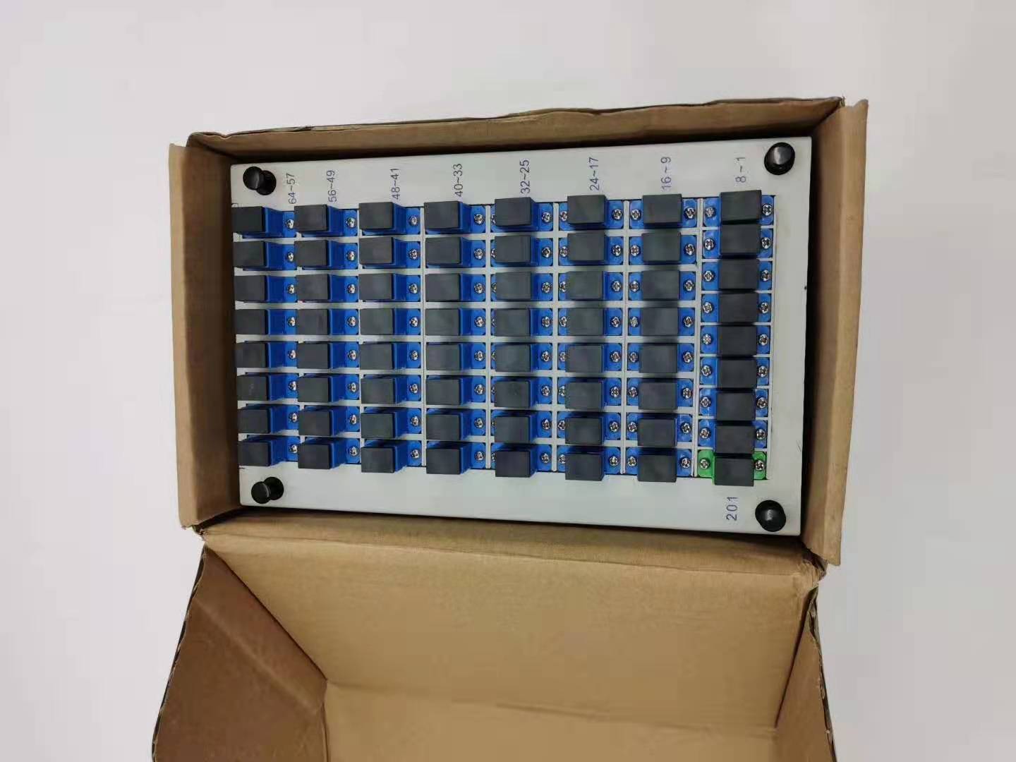 光分路器厂家 插片式/盒式光分 1分6光分路器