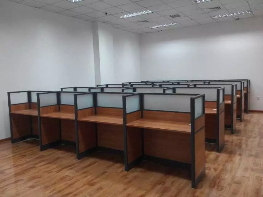 天津职员办公桌椅组合简约现代屏风办公桌246人工作位