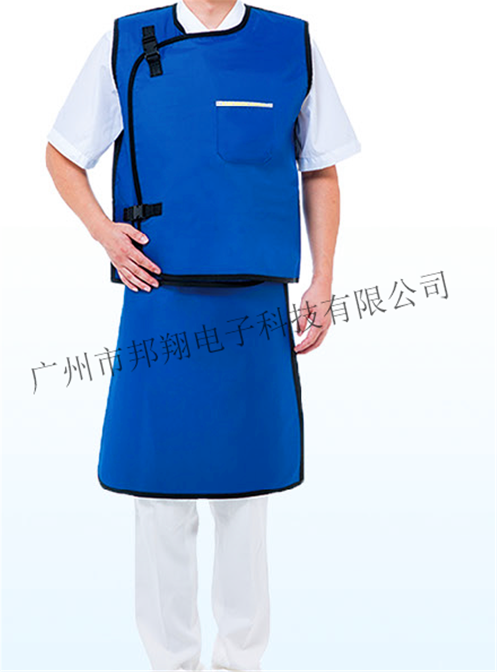 广州X射线防护铅衣服 X光防护铅胶衣 双面正穿短袖型铅衣