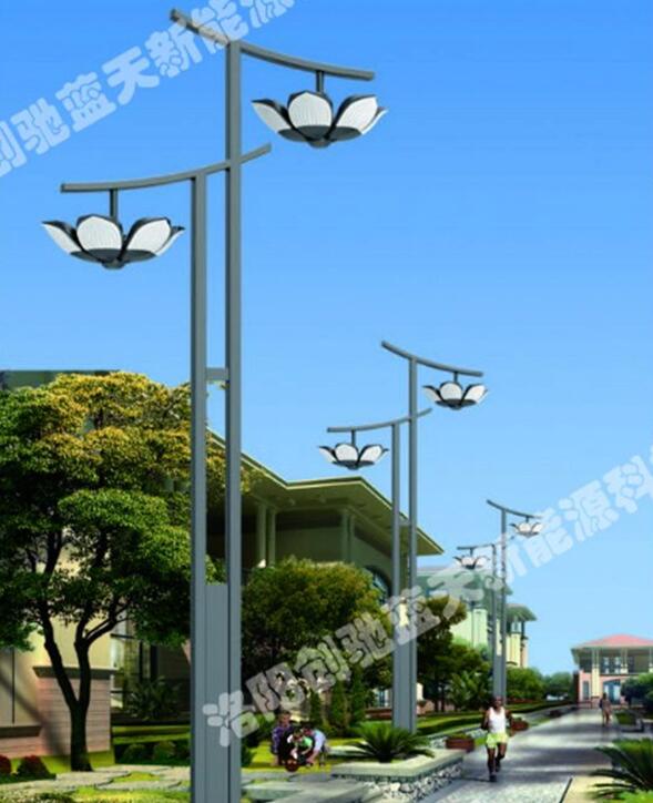 太阳能路灯灯杆-价格优惠-太阳能庭院灯图片