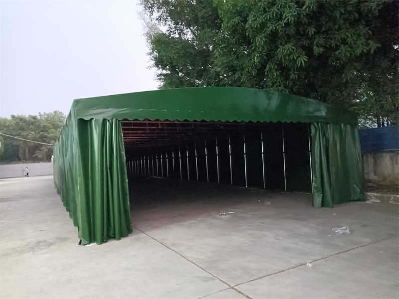 深圳电动遥控推拉雨篷 自动收缩雨篷定制
