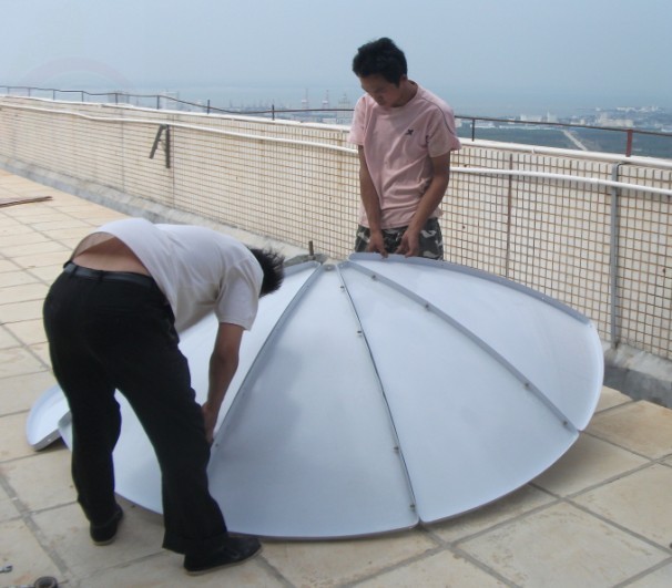 昆明3米华达玻璃钢天线安装 深圳乐坤轩视频科技有限公司