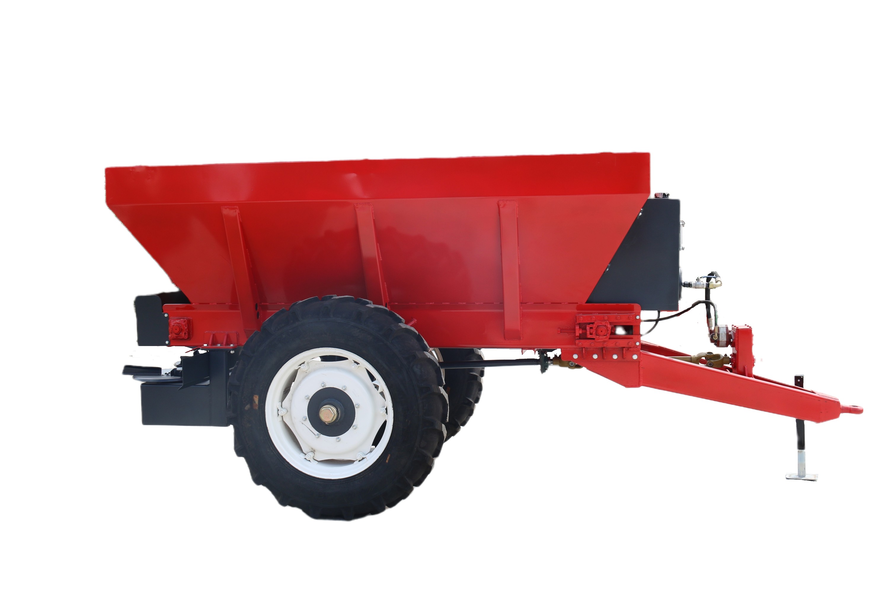 农用车扬粪机 大型牵引式撒肥车 4方 撒播均匀撒播幅度可调节