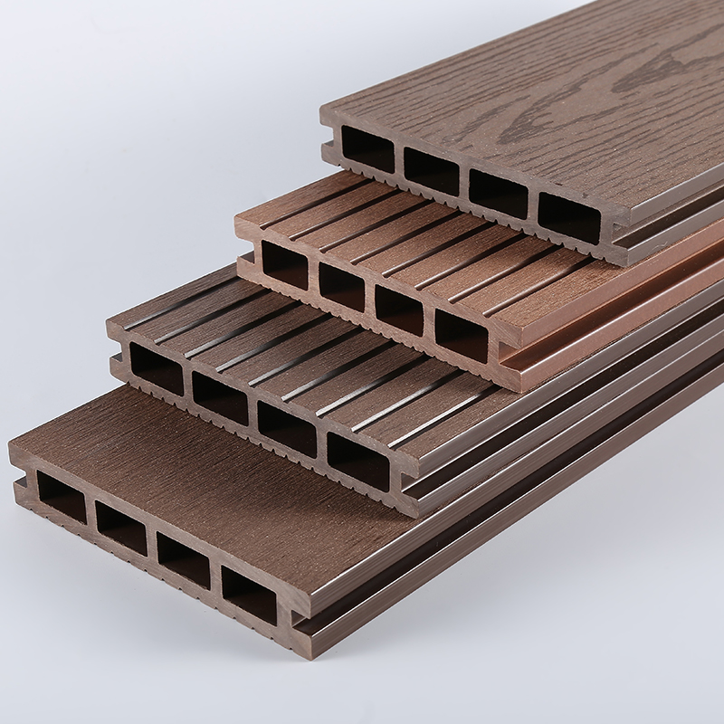 济宁户外防滑PE木塑地板批发 塑木地板价格