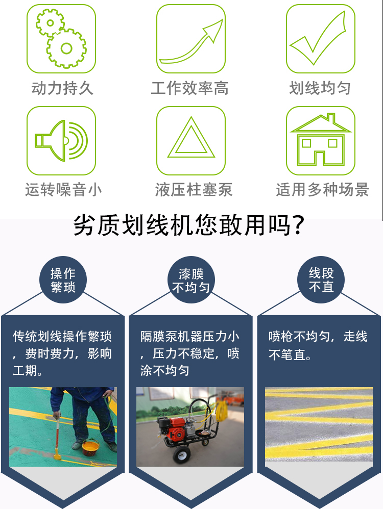 梅州柱塞泵手推式道路劃線機(jī)直銷