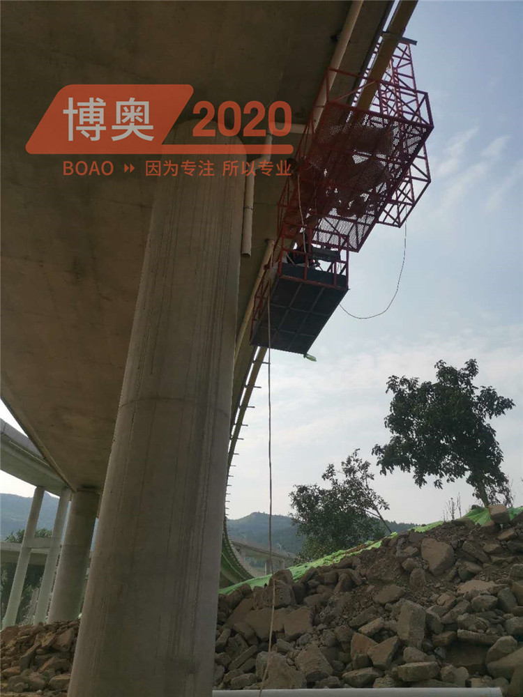 桥梁排水管安装车