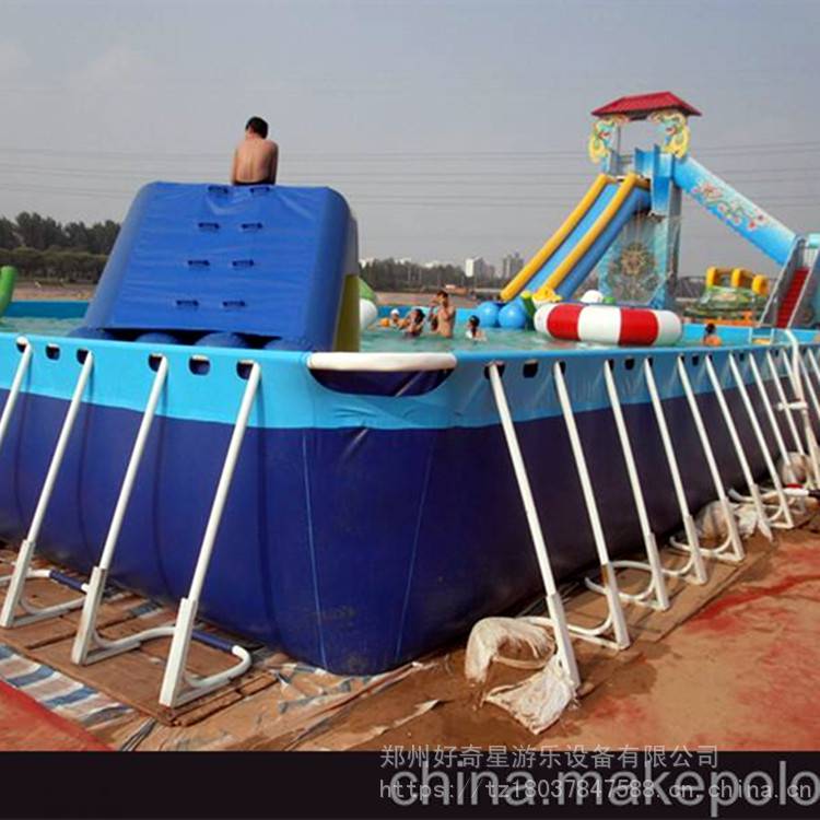 销售供应室外亲子互动移动水上乐园充气游泳池玩具设备