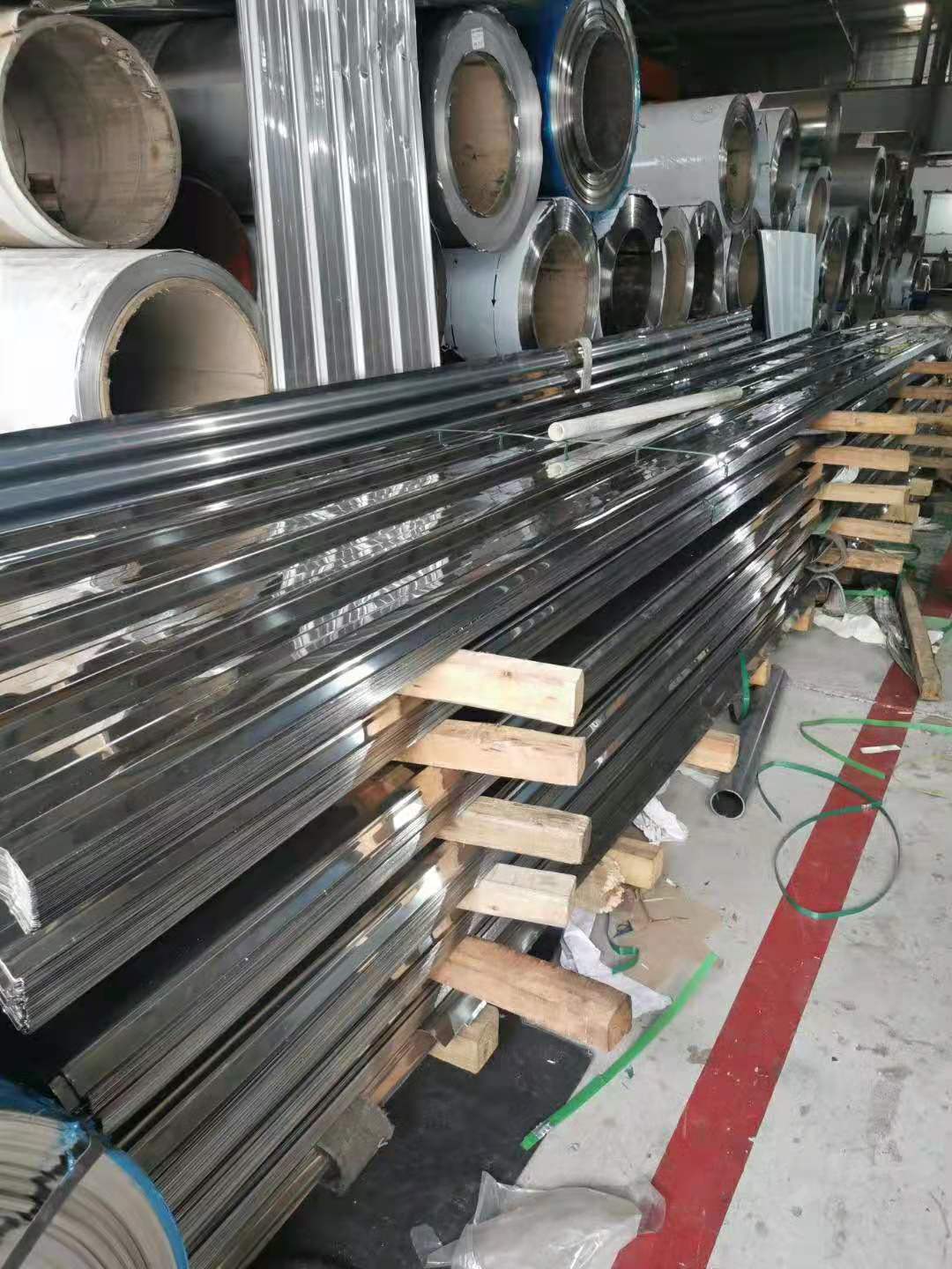 阳江sus304不锈钢雨棚瓦零售 201不锈钢大瓦坑生产厂家 不锈钢大棚钢板