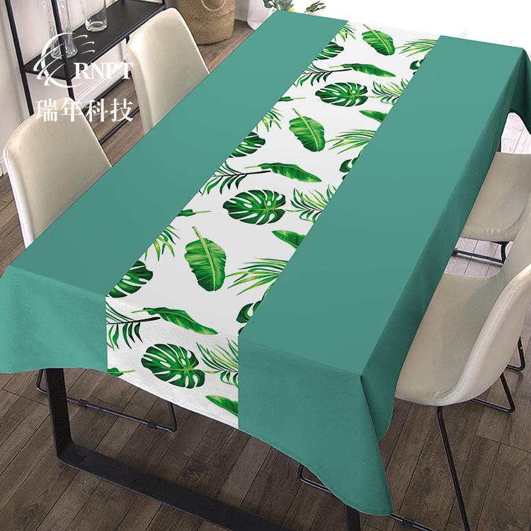 RNHS瑞年 厂家热销北欧简约台布家居餐桌布防水防油PVC桌布