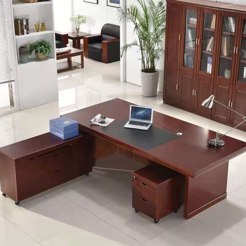 老板桌总裁桌大班台中式办公家具经理主管桌椅组合简约现申请公桌