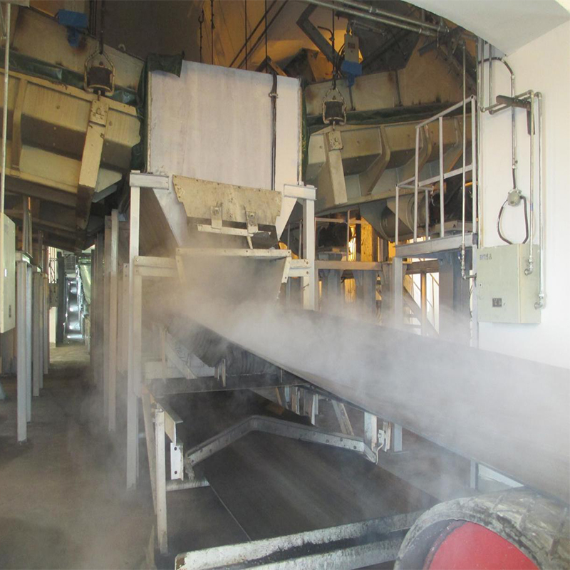 受煤坑给煤机干雾除尘系统 双流体喷雾抑尘机组