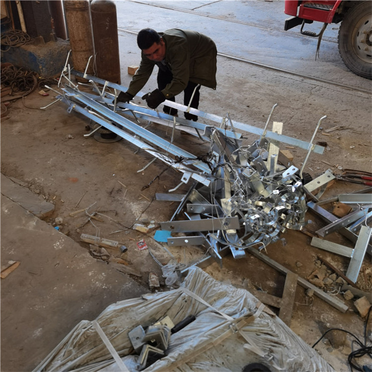 供应衡水110KV高压线钢杆 转角电力钢管杆 钢杆基础打桩