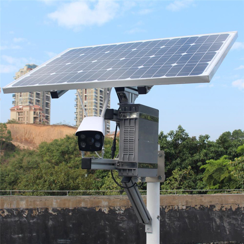 太阳能板监控 光伏供电系统 12v锂电池 河道水位可用