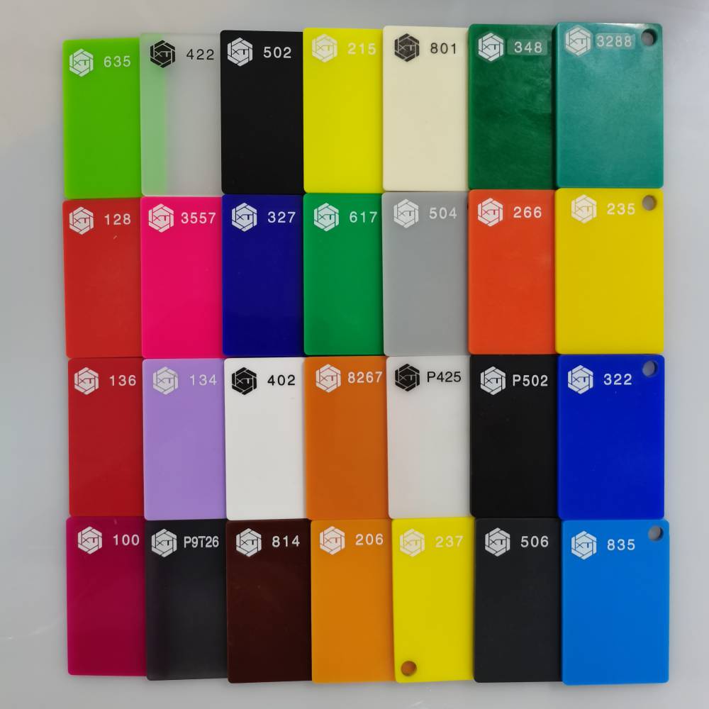 颜色齐全多种颜色彩色亚克力板供应