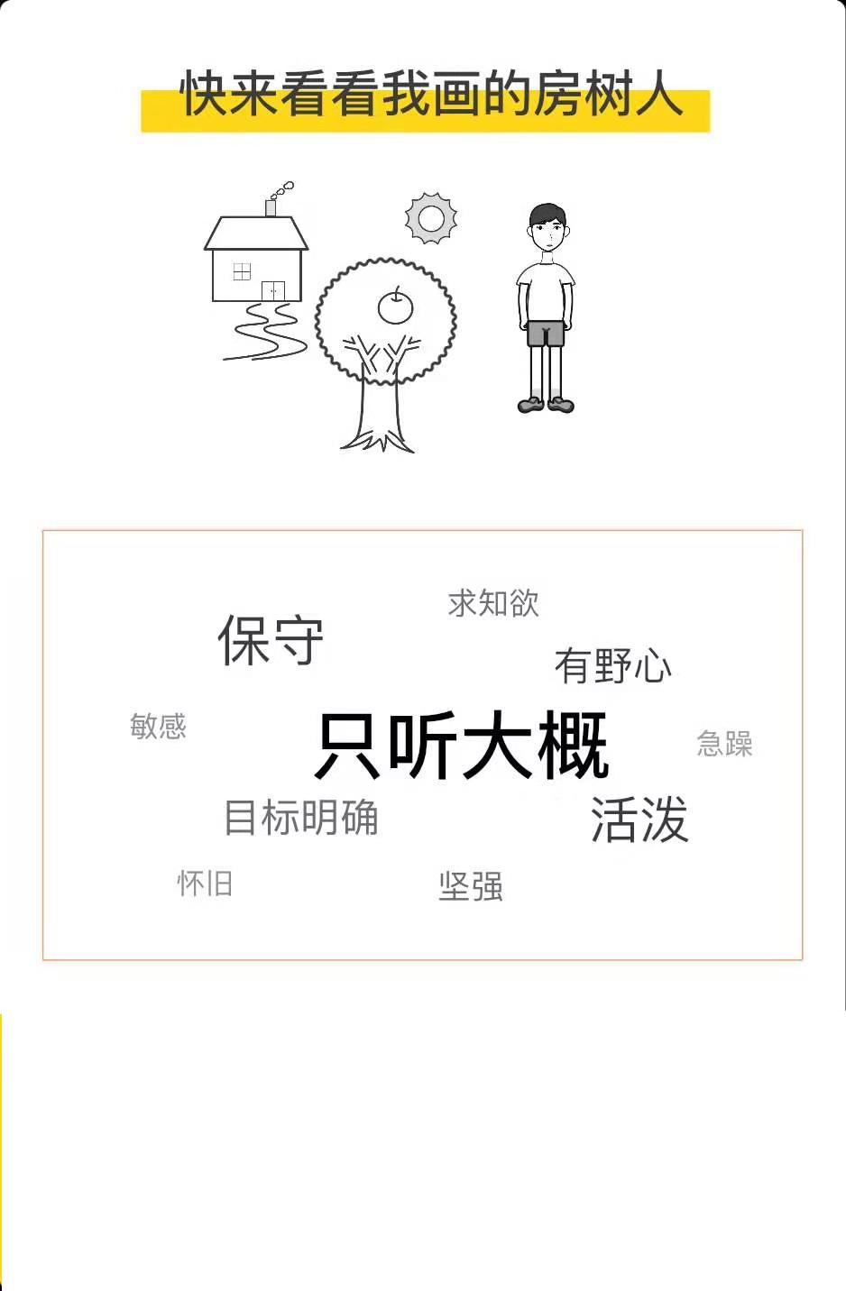 房树人系统 更加了解自己的认知