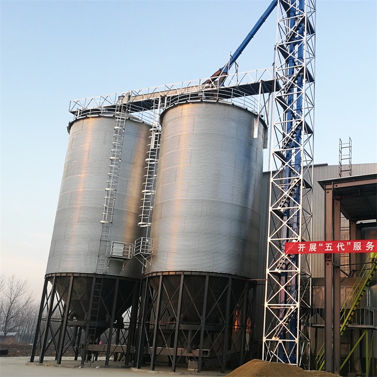 800吨水稻仓大米厂用装配式安装