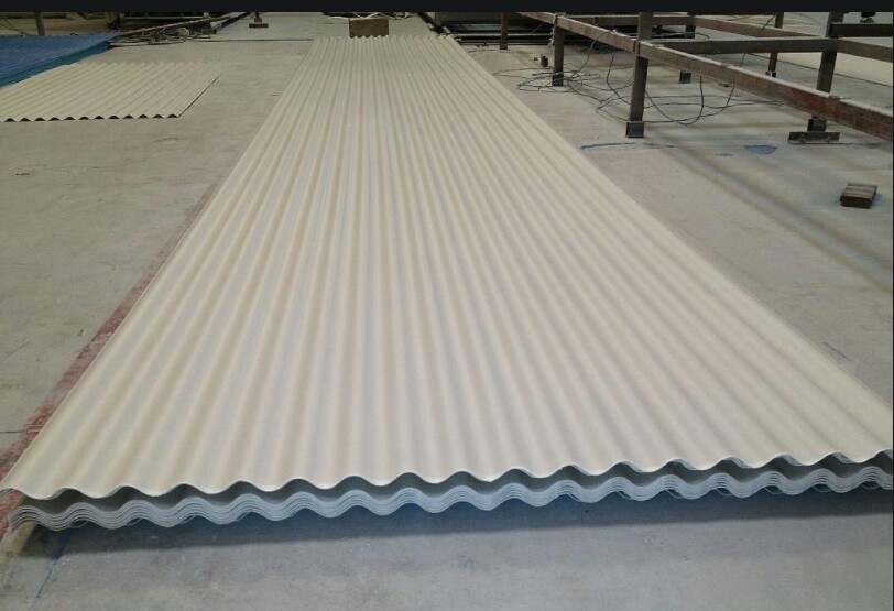 白色白色梯形瓦遮阳棚 1130型复合瓦生产生产
