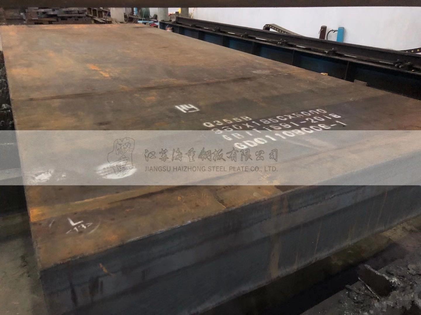 宁波Q355B特厚钢板下料