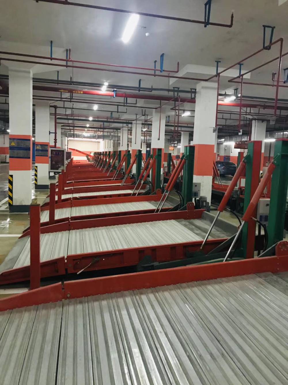 新疆出售机械立体车库供应两层全自动立体车库