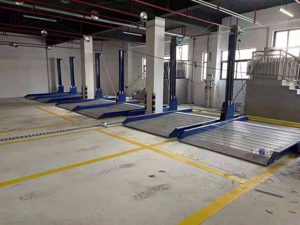 山东专业回收机械立体车库潍坊回收三层升降横移车库