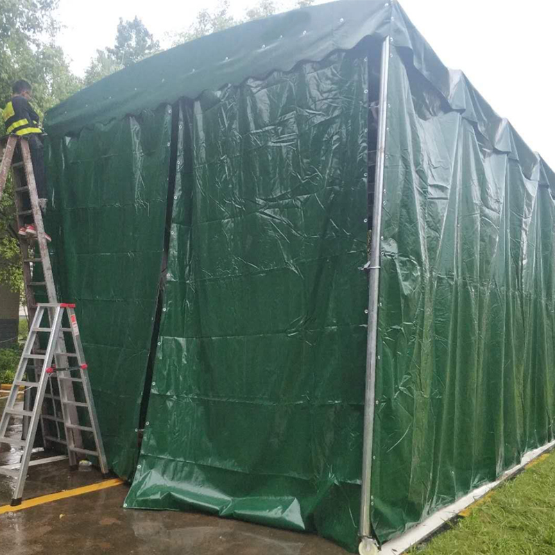 清远连州 遮阳帐篷 搭建推拉棚 上门安装 户外雨棚