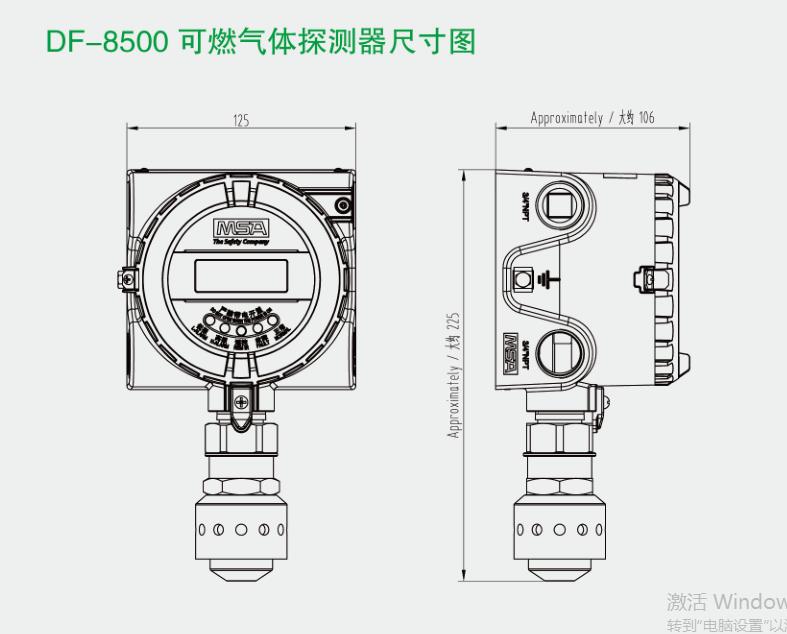 郑州梅思安氧气探测器DF8500标定