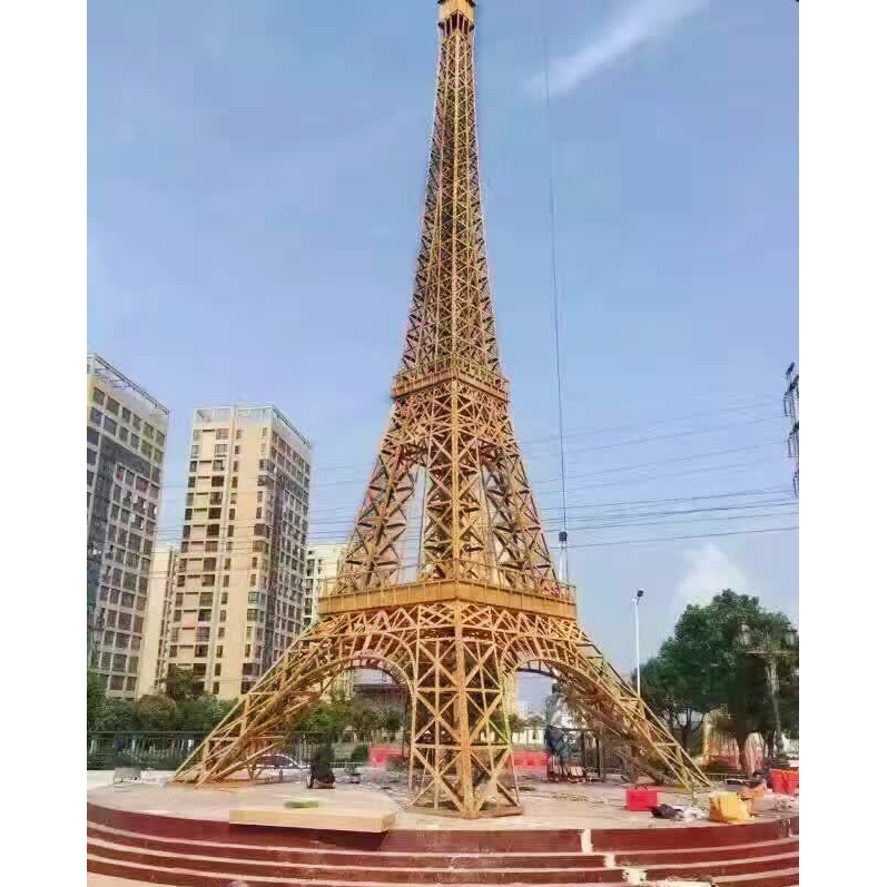 厂家供应发光埃菲尔铁塔模型巴黎铁塔模型定制