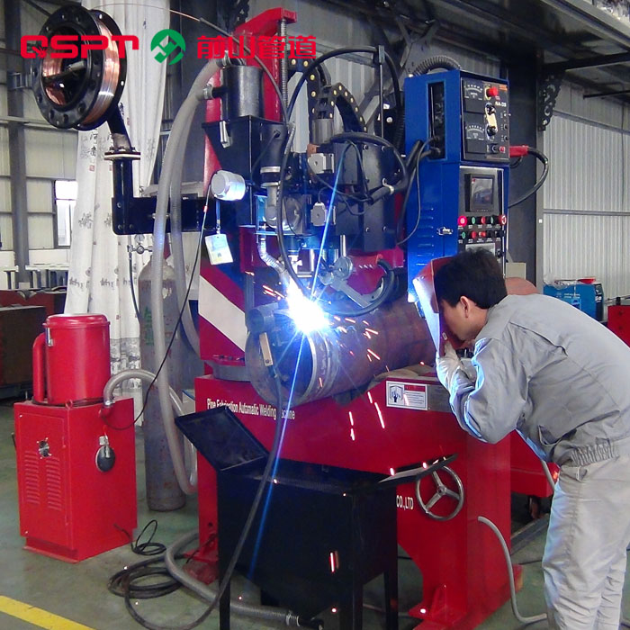 上海百旦机械 管道自动焊机 伸缩臂焊接