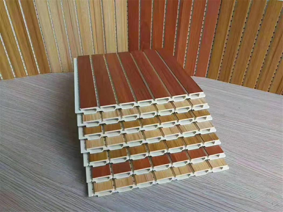 广东竹木纤维吸音板 生态木吸音板 生产安装
