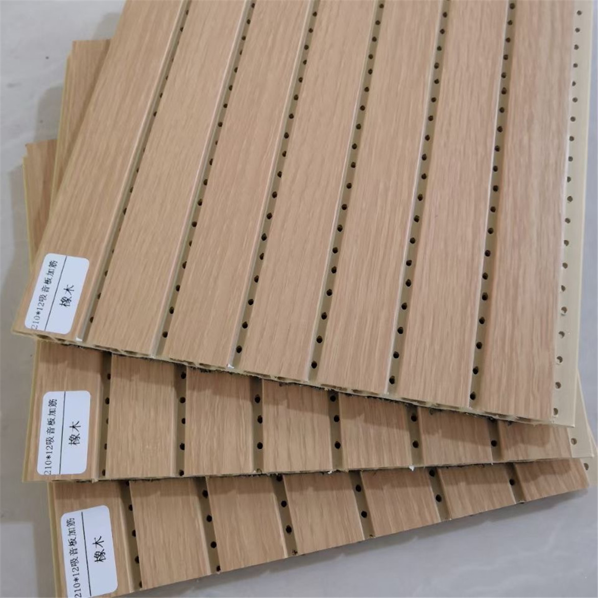 汕尾3m竹木纤维吸音板 木塑吸音板