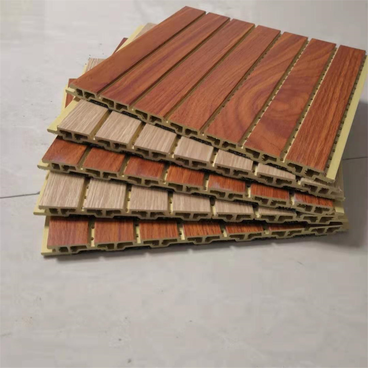 大同槽型竹木纤维吸音板 生态木吸音板 支持定制