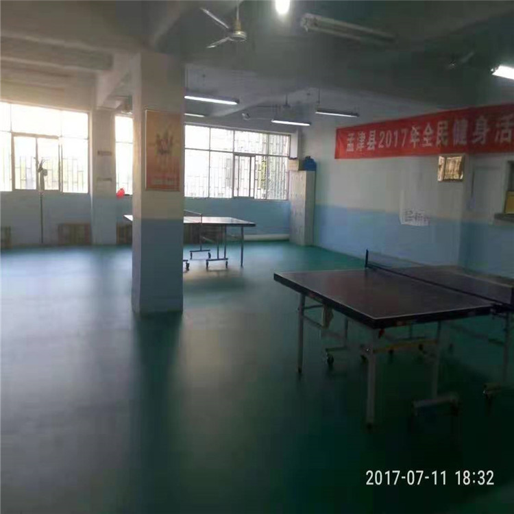 张家界乒乓球场地板 奥丽奇pvc地板