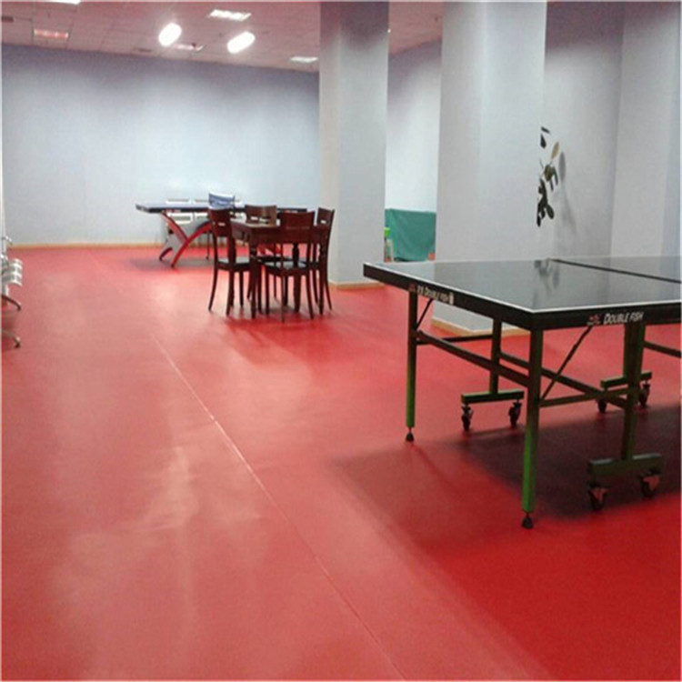 室内乒乓球地板 弹性塑胶地板厂家