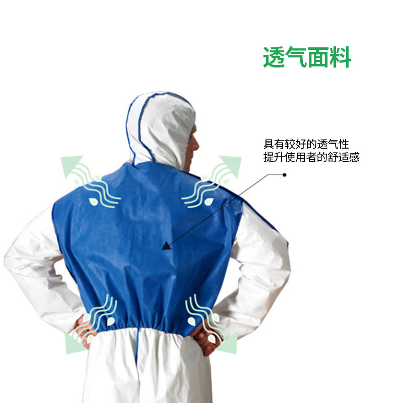 雷克蘭透氣型防護(hù)服AMNC428E海關(guān)檢查防護(hù)服