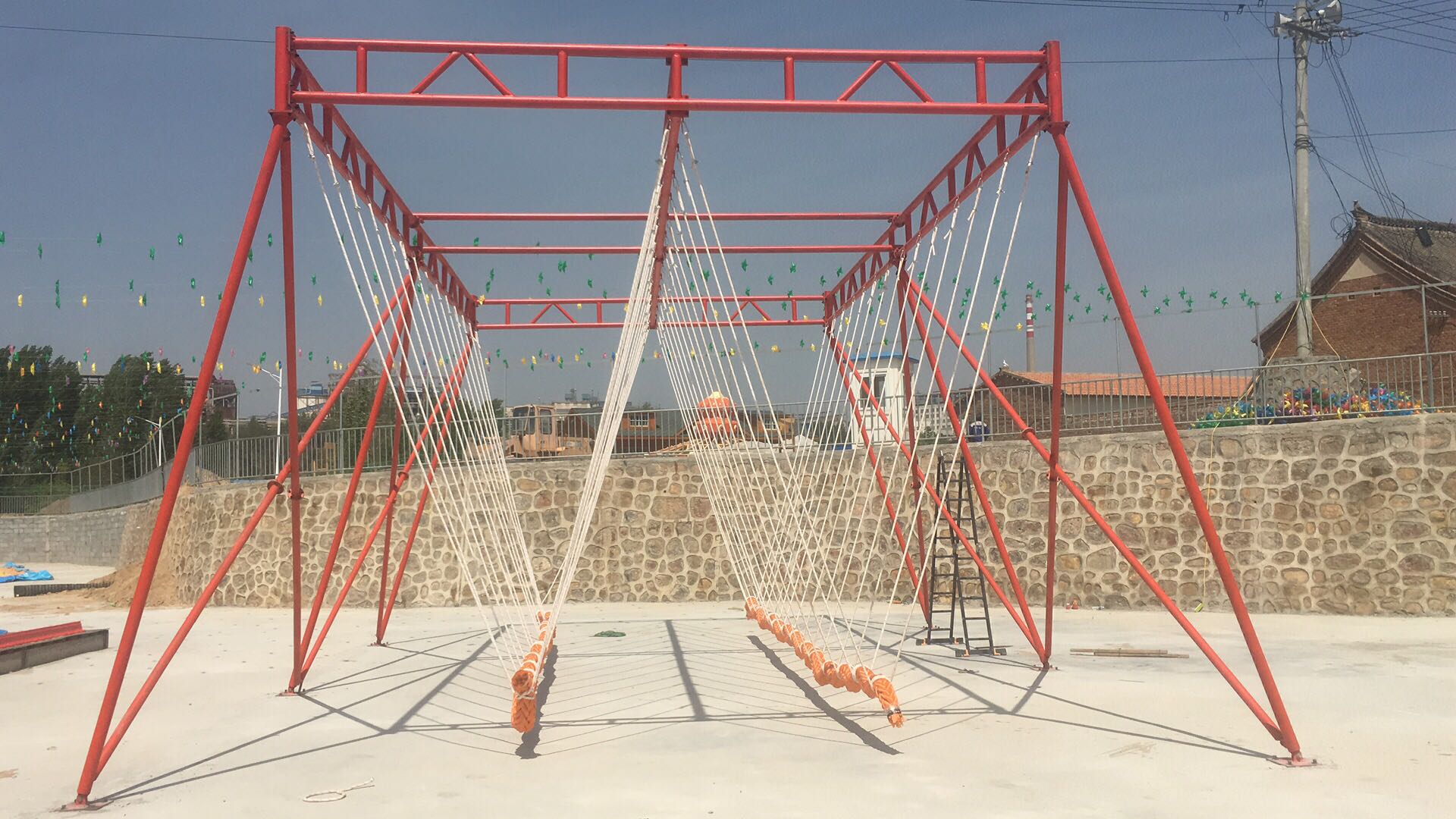 福州农庄旋转秋千