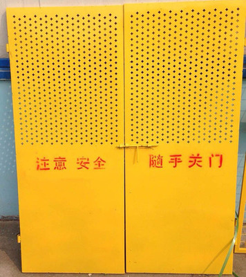 九江工地电梯安全门生产厂家 电梯防护门 电梯安全门安装要求