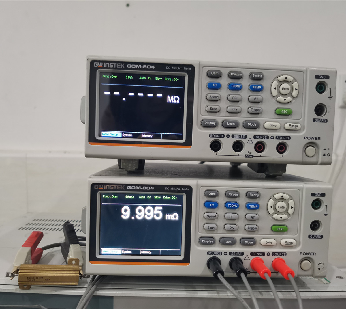 固緯GwinstekGOM-804 GOM-805直流微敺姆針