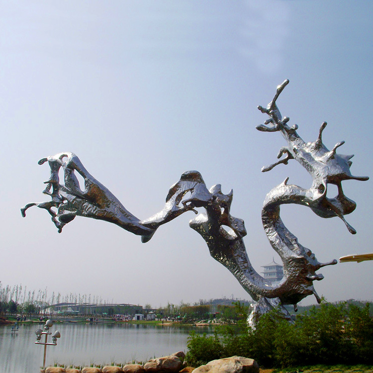 不锈钢水花雕塑 制作厂家 水浪抽象雕塑