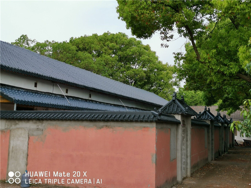 桂林双面围墙瓦 仿古瓦树脂瓦塑料瓦片