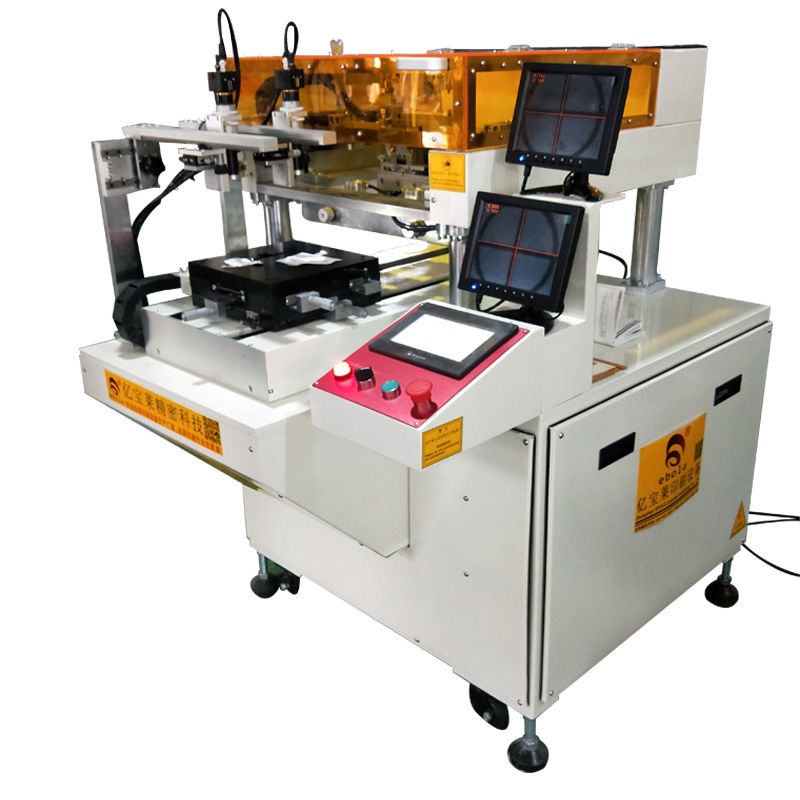 陶瓷厚膜電路絲印機億寶萊CCD自動對位精密絲網印刷機